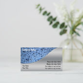 Plumber Business Cards Visitenkarte (Stehend Vorderseite)