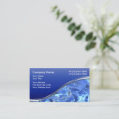 Plumber Business Cards Visitenkarte (Stehend Vorderseite)