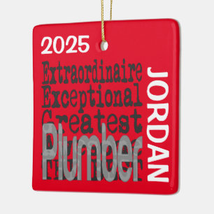 Plumber Extraordinaire CUSTOM Keramikornament