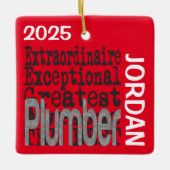 Plumber Extraordinaire CUSTOM Keramikornament (Vorderseite)