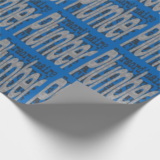 Plumber Extraordinator Geschenkpapier (Ecke)
