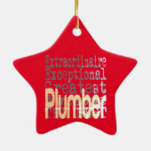 Plumber Extraordinator Keramik Ornament (Hinten)
