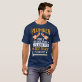 Plumber Funny Uni Plumbing Join Pun Geschenk T-Shirt (Vorne ganz)