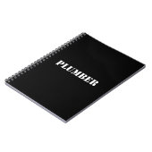 Plumber-Geschenk Notizblock (Linke Seite)