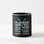 plumber installer fitter Funny Hourly Rate gift id Tasse (Zentrum)