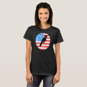 Plumber Pipe Wrenches Pipefitter American Flag Plu T-Shirt (Vorne ganz)