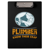 Plumber Plumbing Klemmbrett (Vorderseite)