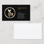 Plumber Plumbing Pipe Wrench  Visitenkarte (Vorne/Hinten)