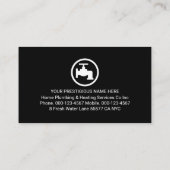 Plumber Plumbing Pipeline Signage Visitenkarte (Rückseite)