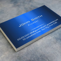 Plumber Royal Blue Metal Beruflich Plumbing