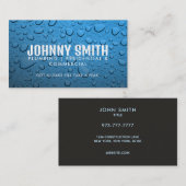 Plumber Slogans Business Cards Visitenkarte (Vorne/Hinten)