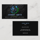 Plumber Slogans Business Cards Visitenkarte (Vorne/Hinten)