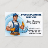 Plumber visitenkarte (Vorderseite)