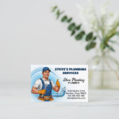 Plumber visitenkarte (Stehend Vorderseite)
