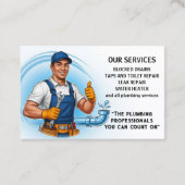 Plumber visitenkarte (Rückseite)