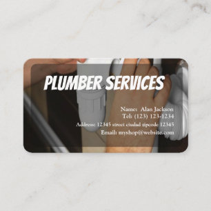 PLUMBER-Visitenkarte bearbeitet Visitenkarte