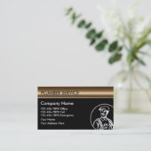 Plumber-Visitenkarten Visitenkarte (Stehend Vorderseite)