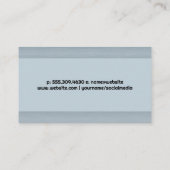 Plumber-Zuhause-Logo Visitenkarte (Rückseite)