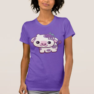 Plumberry Kuh-Shirt Kawaii Kuh Kawaii Kleidung T-Shirt
