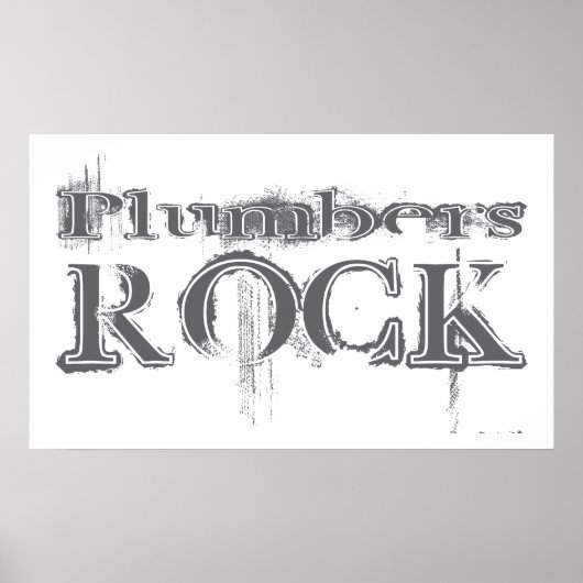 Plumbers Rock Poster (Vorne)