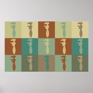 Plumbing Pop Art Poster