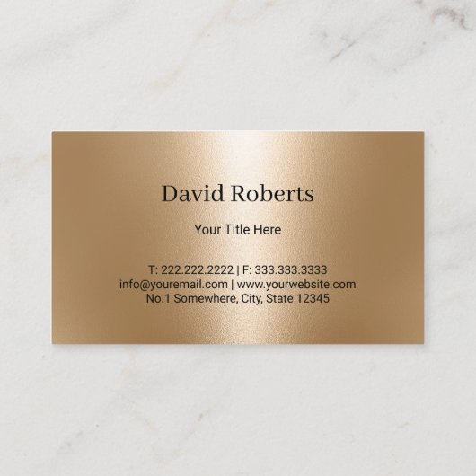 Plumbing Service Gold Water Drop Plumber Navy Blue Visitenkarte (Rückseite)