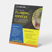 Plumbing-Services-Pedestzeichen Sockelschild (Vorderseite)