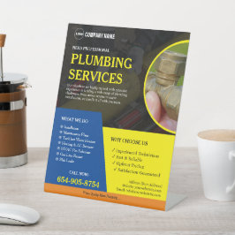Plumbing-Services-Pedestzeichen Sockelschild