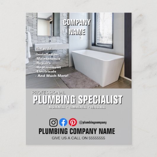 PLUMBING SPECIALIST Badmonteur Flyer (Vorne)