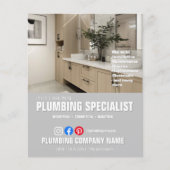 PLUMBING SPECIALIST Klempnerküche Badezimmer Flyer (Vorne)