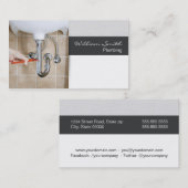 Plumbing Visitenkarte (Vorne/Hinten)