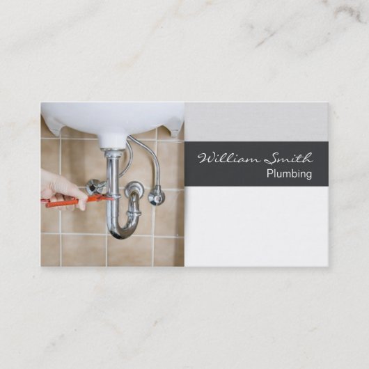 Plumbing Visitenkarte (Vorderseite)