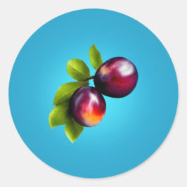 Plumbs Runder Aufkleber