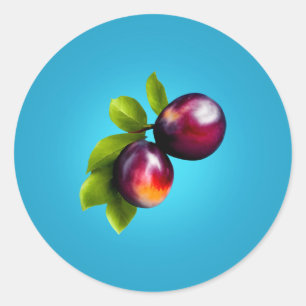 Plumbs Runder Aufkleber