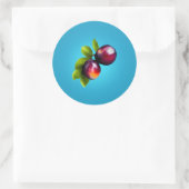 Plumbs Runder Aufkleber (Tasche)