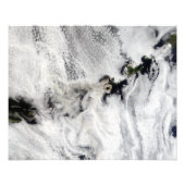 Plume aus dem Okmok-Vulkan, den Aleusianinseln Fotodruck (Vorne)