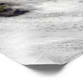 Plume aus dem Okmok-Vulkan, den Aleusianinseln Fotodruck (Ecke)