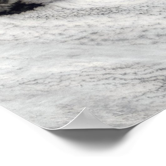 Plume aus dem Okmok-Vulkan, den Aleusianinseln Poster (Ecke)