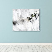 Plume aus dem Okmok-Vulkan, den Aleutianinseln 2 Leinwanddruck (Insitu (Holzboden))