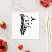 Plume & Eagle Serviette (Beispiel)