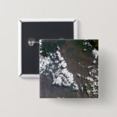 Plume erhebt sich aus dem Vulkan Nyiragongo in der Button (Vorne & Hinten)