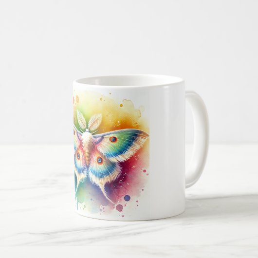 Plume Moth 310824AREF103 - Watercolor Kaffeetasse (VorderseiteRechts)