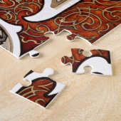 Plume Zodiac Woman von Alphonse Mucha - Jugendstil Puzzle (Seite)