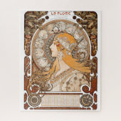 Plume Zodiac Woman von Alphonse Mucha - Jugendstil Puzzle (Vertikal)