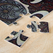 Plume Zodiac Woman von Alphonse Mucha - Jugendstil Puzzle (Seite)