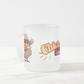 Plumendini mattierte GlasTasse Mattglastasse (Vorderseite Links)