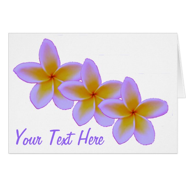 Plumeria (Vorderseite (Horizontal))