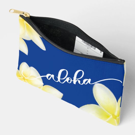 Plumeria Aloha Pouch Zubehörtasche (Offen)