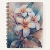 Plumeria at Dawn Notebook Notizblock (Vorderseite)