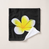 Plumeria Bath Handtuch Set (Waschlappen)